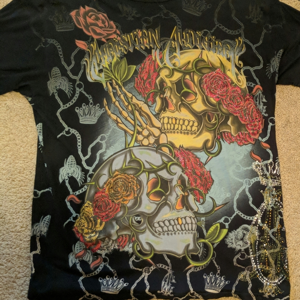 Ed Hardy Christian audigier t-shirt XL